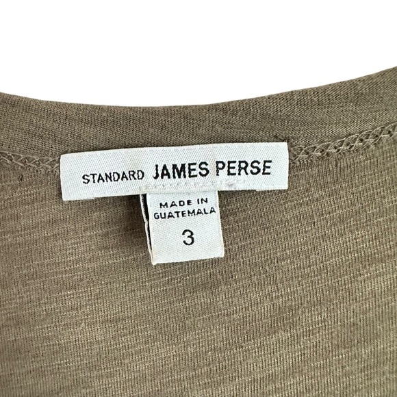 STANDARD JAMES PERSE BLOUSON COTTON MODAL T-SHIRT DRESS SIZE 3 - Picture 8 of 12